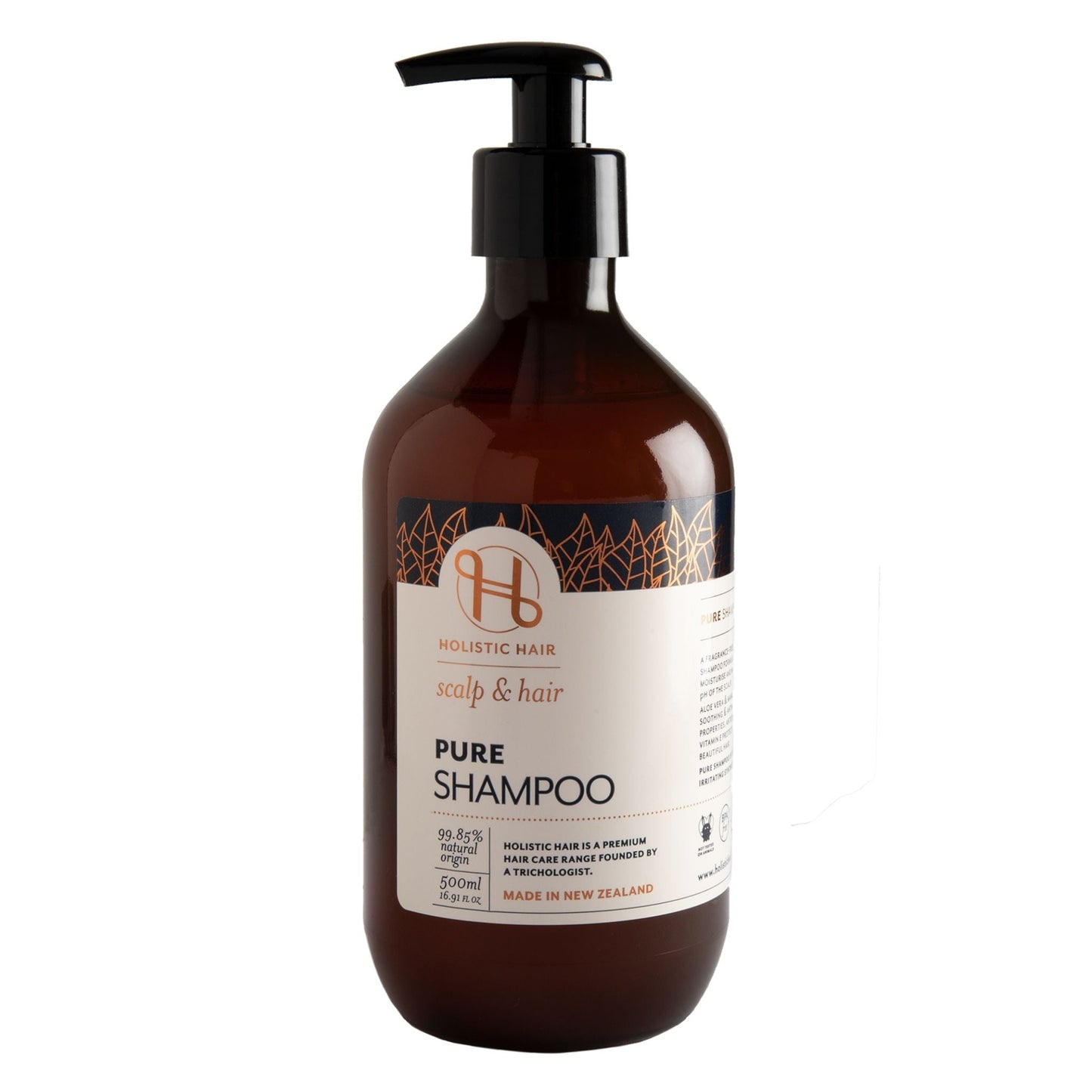 HOLISTIC HAIR Pure Shampoo - 1st Stop Marshall's Health Shop, Gift Shop! - Heath and Natural Therapy New Brighton Christchurch - Naturopath