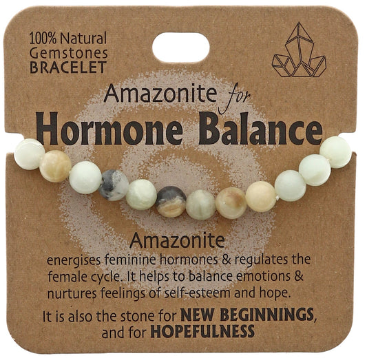 Hormone Bracelet Amazonite - MarshallsHealthShop