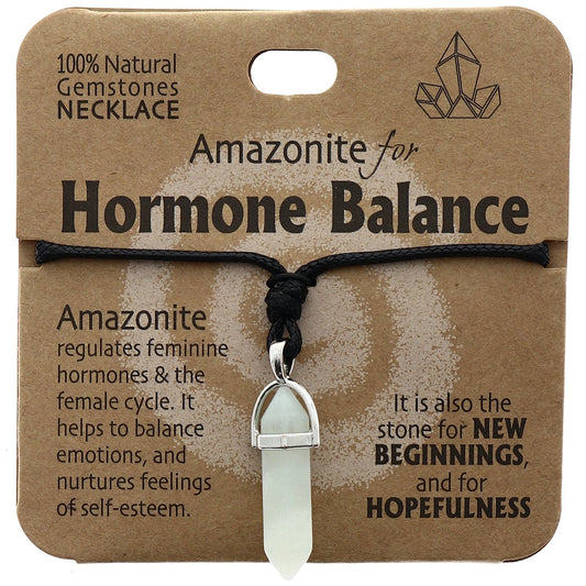 Hormone Necklace Amazonite - MarshallsHealthShop