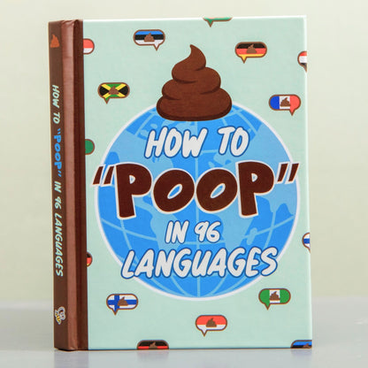 How To Poop in 96 Languages Book - 1st Stop Marshall's Health Shop, Gift Shop! - Heath and Natural Therapy New Brighton Christchurch - Naturopath