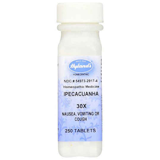 HYLANDS Ipecacuanha 30x 250 tabs - 1st Stop Marshall's Health Shop, Gift Shop! - Heath and Natural Therapy New Brighton Christchurch - Naturopath