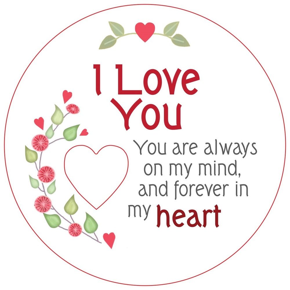 I Love You Piece of My Heart Magnet

W:7 x D:7 cm - Magnet - 7 cm Diameter, Hangsell Card - 10 cm. MDF Magnets with Cut out Heart.

1st Stop, Marshall's Health Shop, Gift Shop!

SKU: RCPHM26