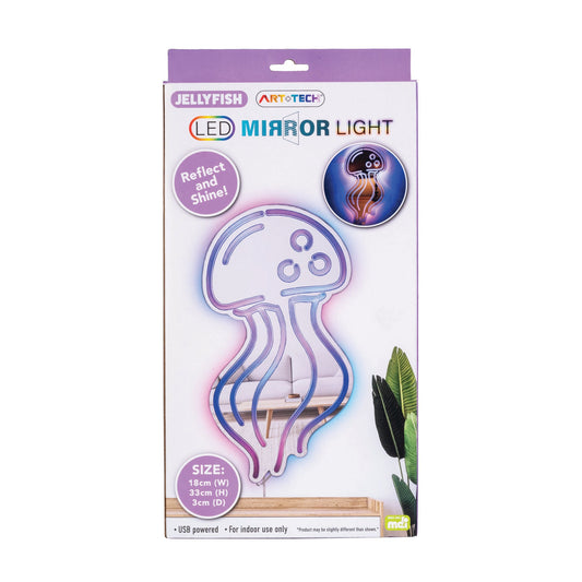 Jellyfish LED Mirror Wall Light# - 1st Stop Marshall's Health Shop, Gift Shop! - Heath and Natural Therapy New Brighton Christchurch - Naturopath#
