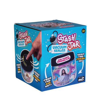 Jesus Vacuum Sealed Stash Jar - MarshallsHealthShop
