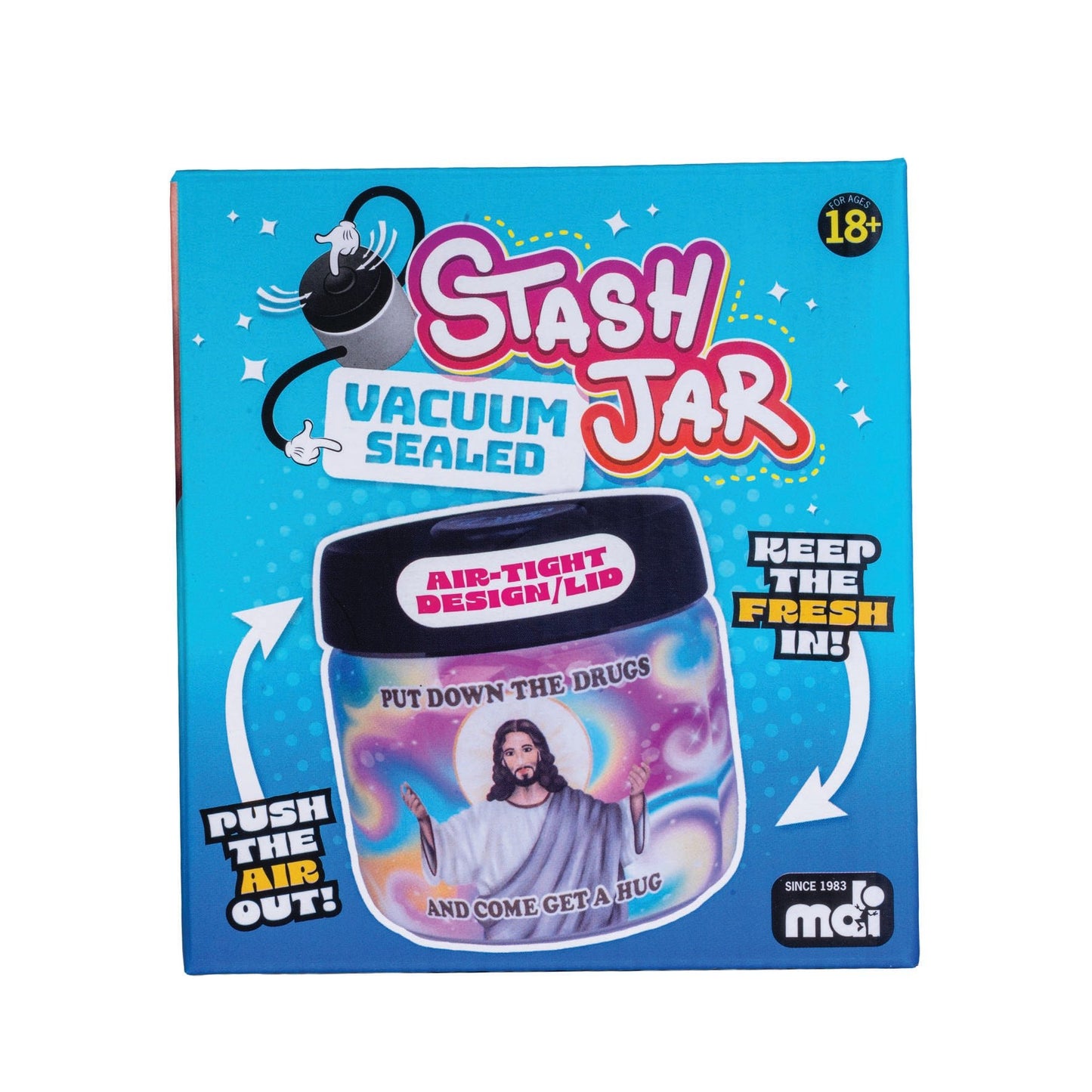 Jesus Vacuum Sealed Stash Jar - MarshallsHealthShop