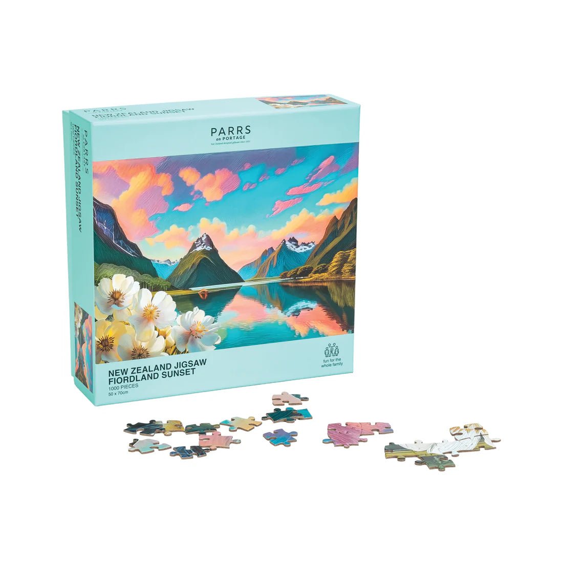 Jigsaw Puzzle Fiordland Sunset 1000pcs - MarshallsHealthShop
