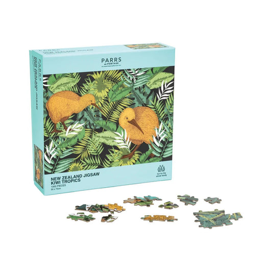 Jigsaw Puzzle Kiwi Tropics - Black 1000pcs - MarshallsHealthShop