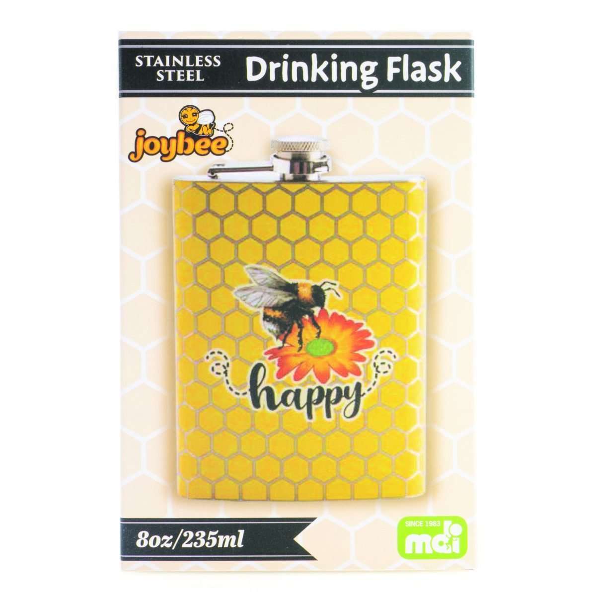 Joybee Metal Flask - MarshallsHealthShop