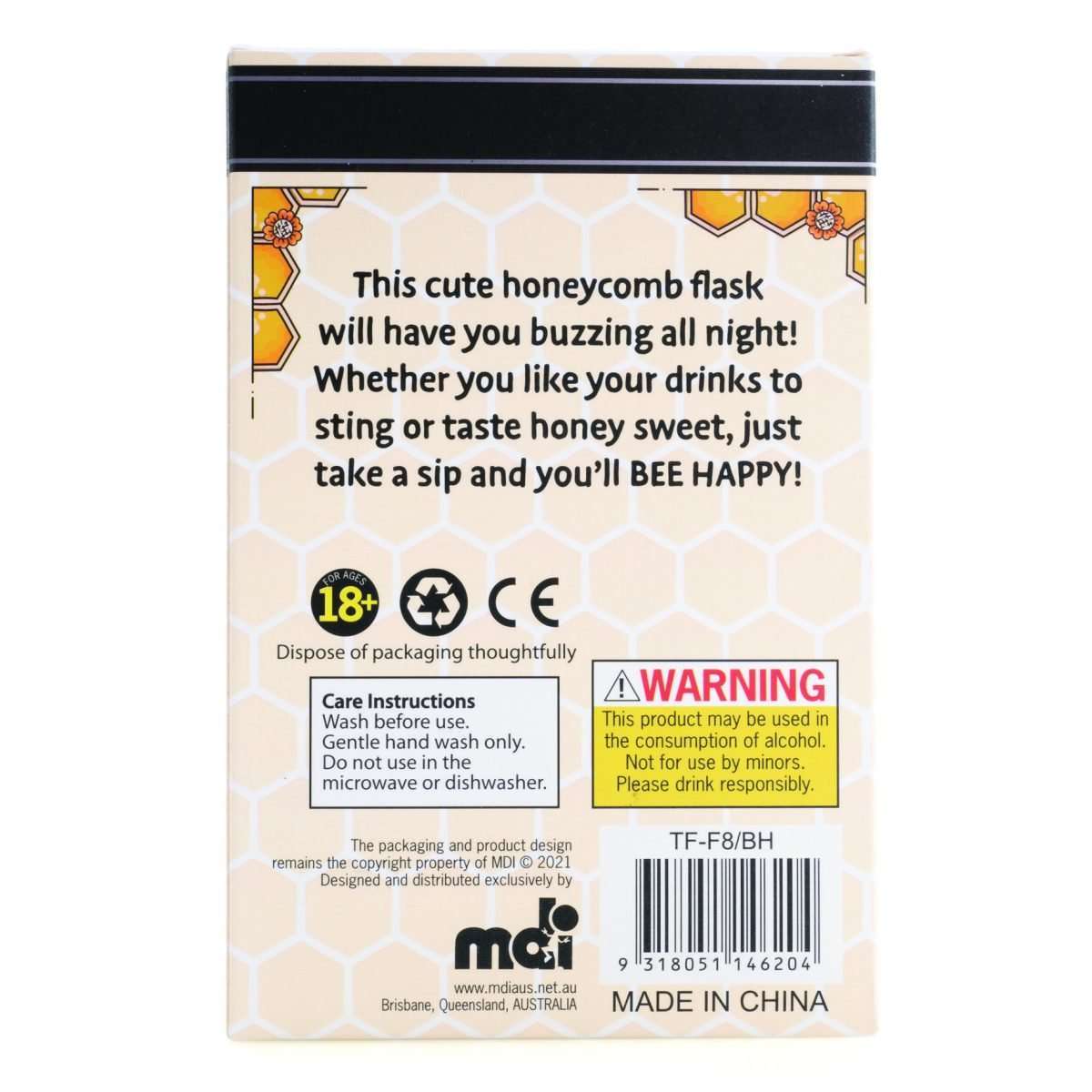 Joybee Metal Flask - MarshallsHealthShop