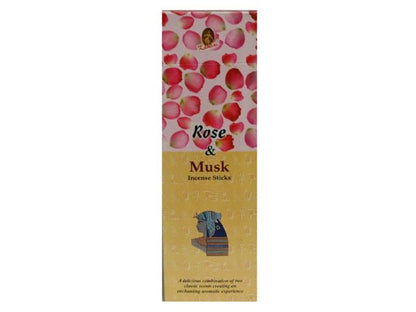 Kamini Rose Musk 20 Sticks - MarshallsHealthShop
