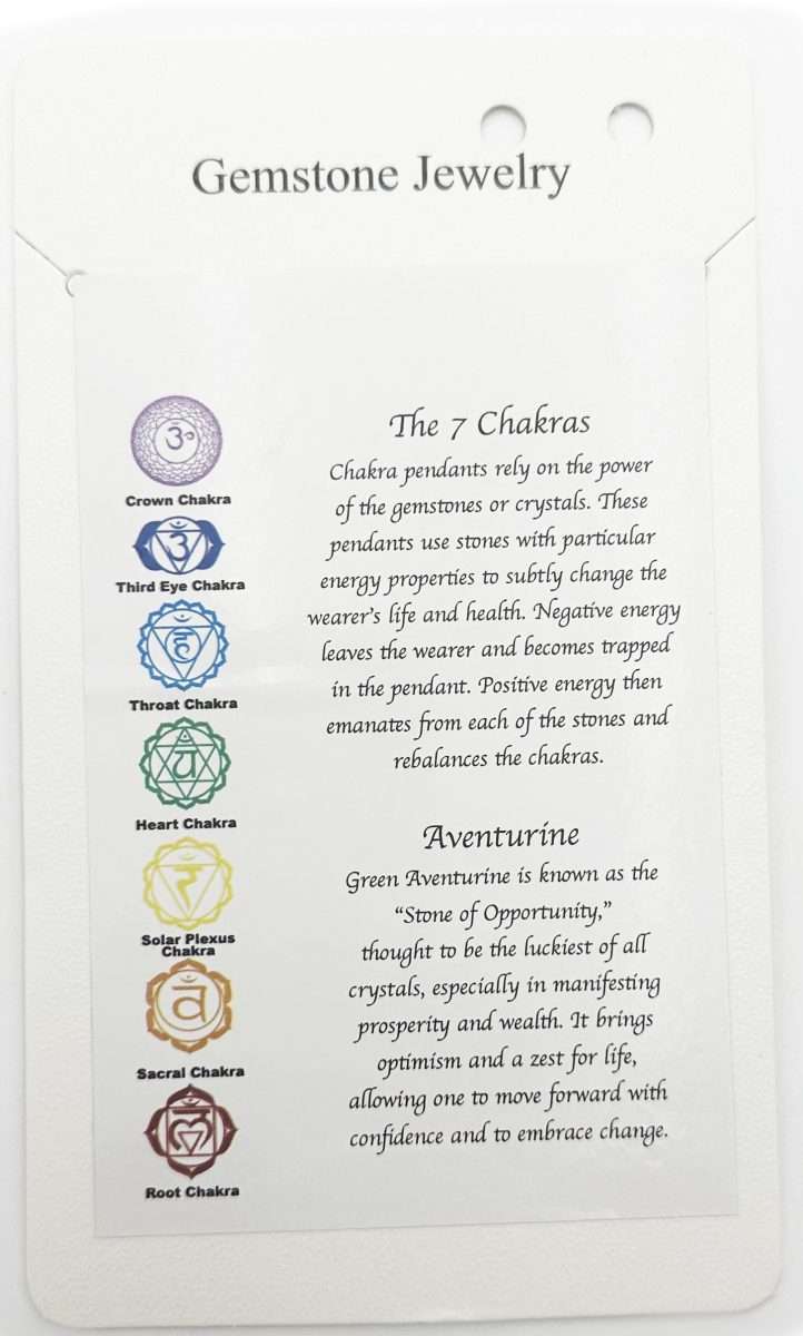 Keyring Chakra Aventurine - MarshallsHealthShop