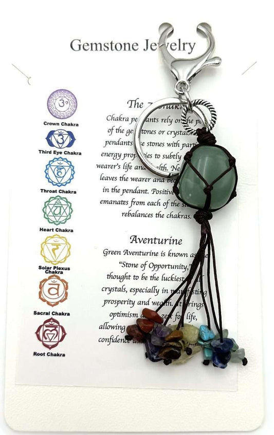 Keyring Chakra Aventurine - MarshallsHealthShop