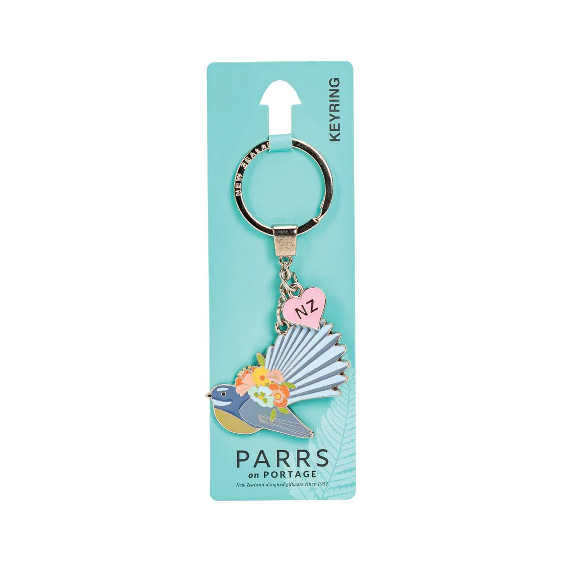 Keyring Fantail with Flowers - MarshallsHealthShop