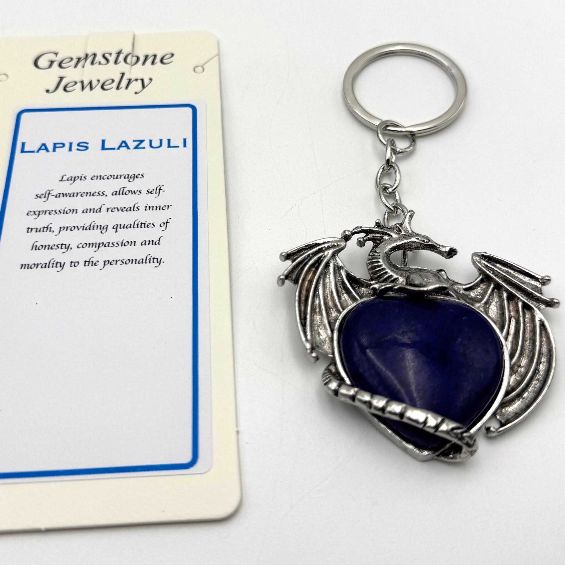 Keyring Flying Dragon Lapis - MarshallsHealthShop