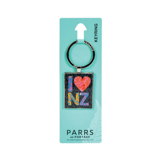 Keyring Kia Ora Florals I Luv NZ - MarshallsHealthShop