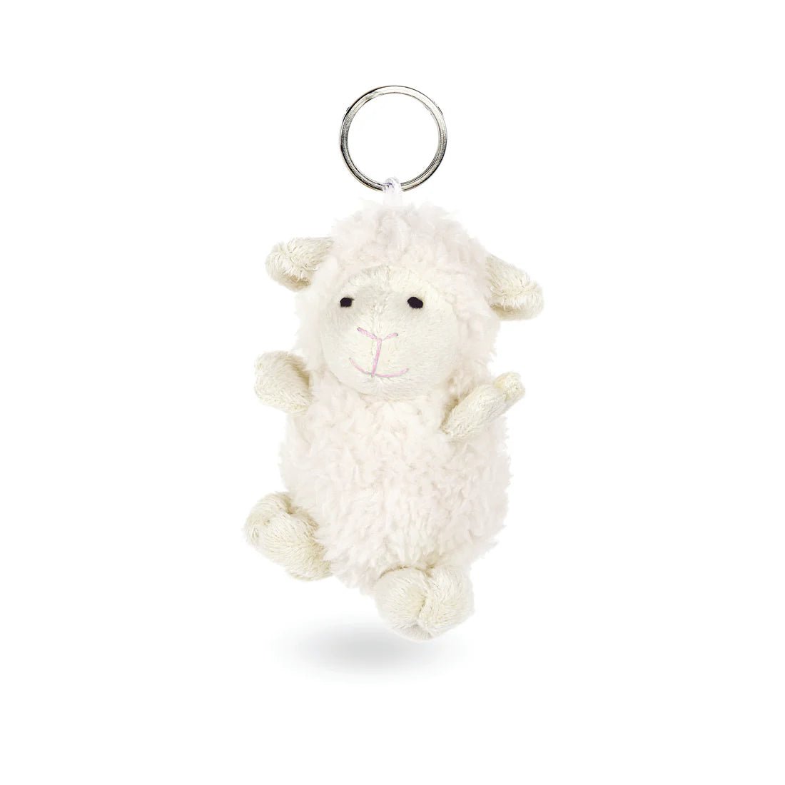 Keyring Sheep Fluffy White - MarshallsHealthShop