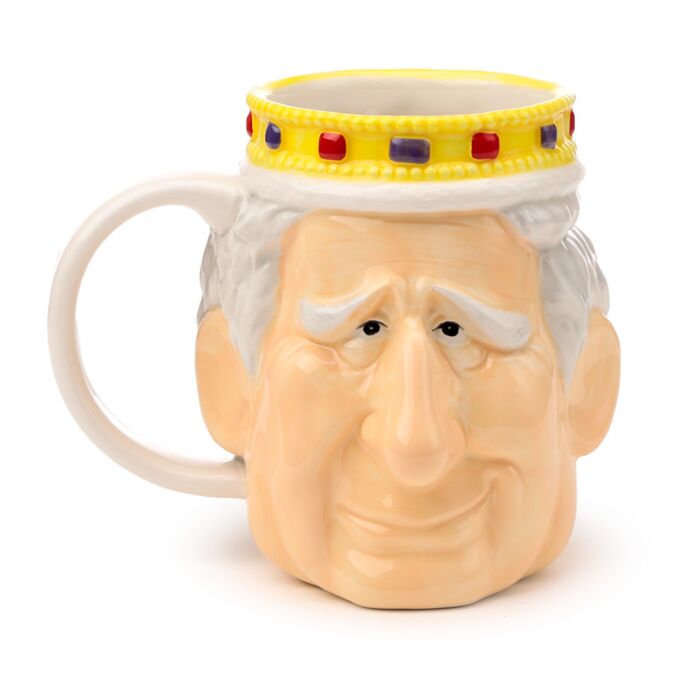 King Charles III Ceramic Head Mug - MarshallsHealthShop