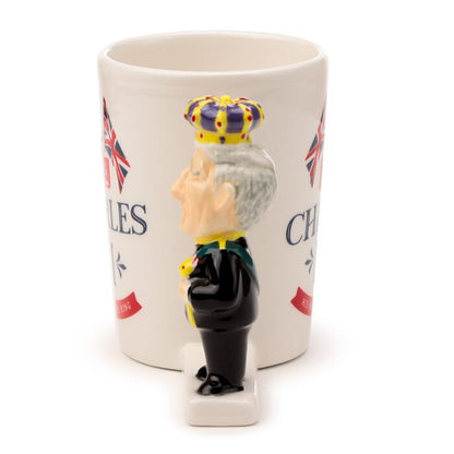 King Charles III Ceramic Shaped Handle Mug - MarshallsHealthShop