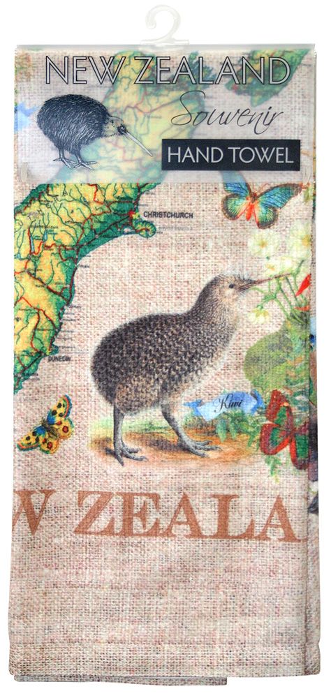 Kitchen Towel Vintage Map - 1st Stop Marshall's Health Shop, Gift Shop! - Heath and Natural Therapy New Brighton Christchurch - Naturopath