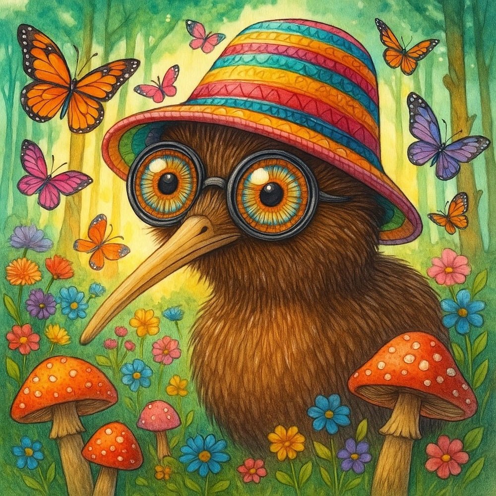 Kiwiana Ceramic Coasters (Set 4) - MarshallsHealthShop