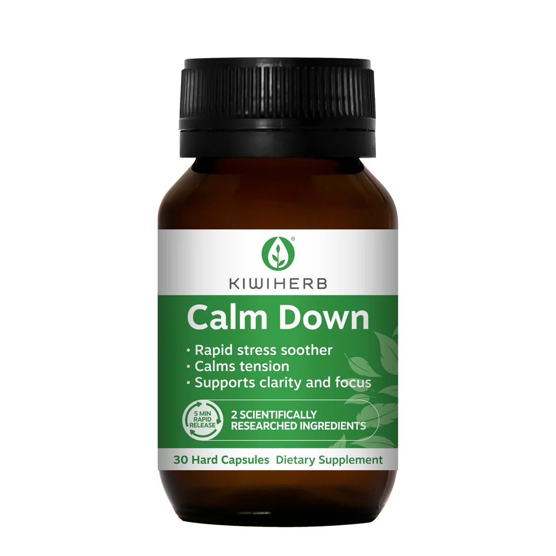 KIWIHERB Calm Down 30 Caps - 1st Stop Marshall's Health Shop, Gift Shop! - Heath and Natural Therapy New Brighton Christchurch - Naturopath