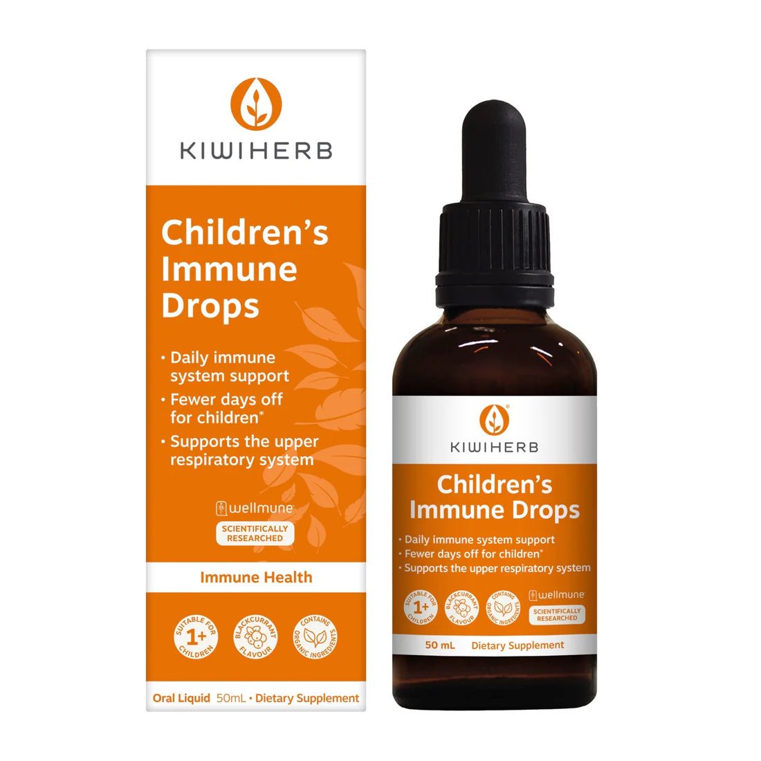 KIWIHERB Children Immune Drops 50ml - MarshallsHealthShop