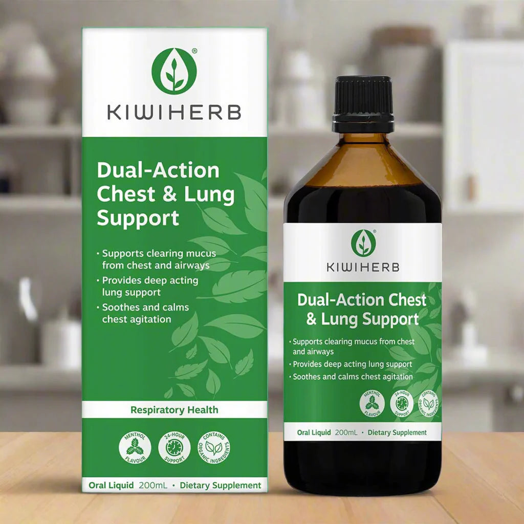 KIWIHERB Dual-Action Chest & Lung Support