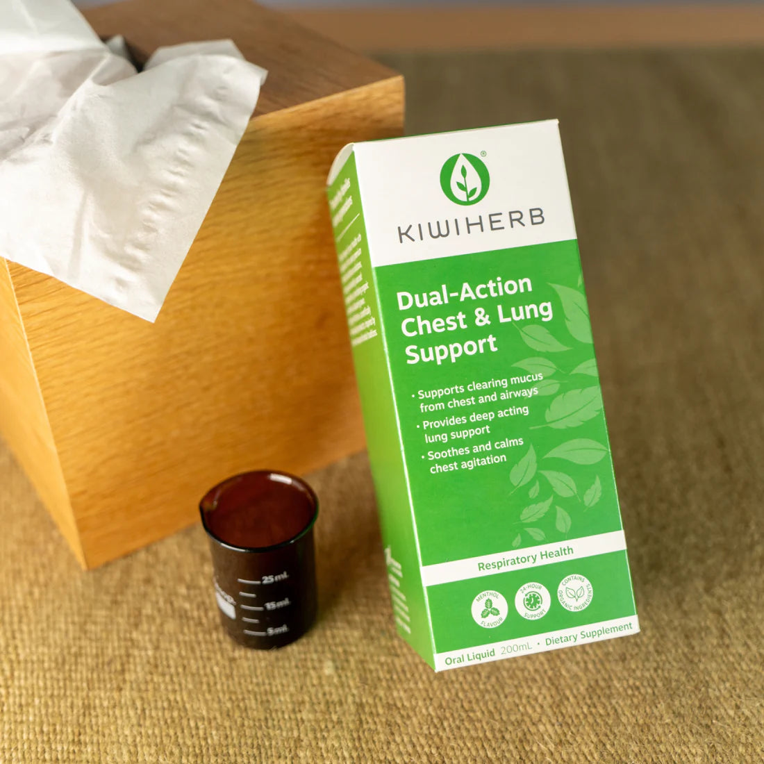 KIWIHERB Dual-Action Chest & Lung Support