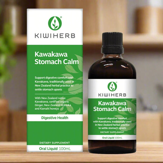 KIWIHERB Kawakawa Stomach Calm - 1st Stop Marshall's Health Shop, Gift Shop! - Heath and Natural Therapy New Brighton Christchurch - Naturopath