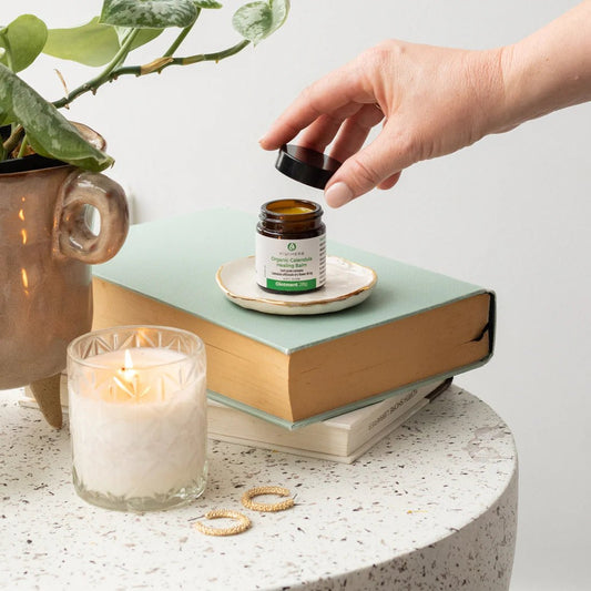 KIWIHERB Organic Calendula Healing Balm 30g - 1st Stop Marshall's Health Shop, Gift Shop! - Heath and Natural Therapy New Brighton Christchurch - Naturopath