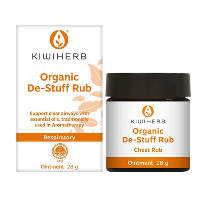 KIWIHERB Organic De - Stuff Rub 28g - 1st Stop Marshall's Health Shop, Gift Shop! - Heath and Natural Therapy New Brighton Christchurch - Naturopath