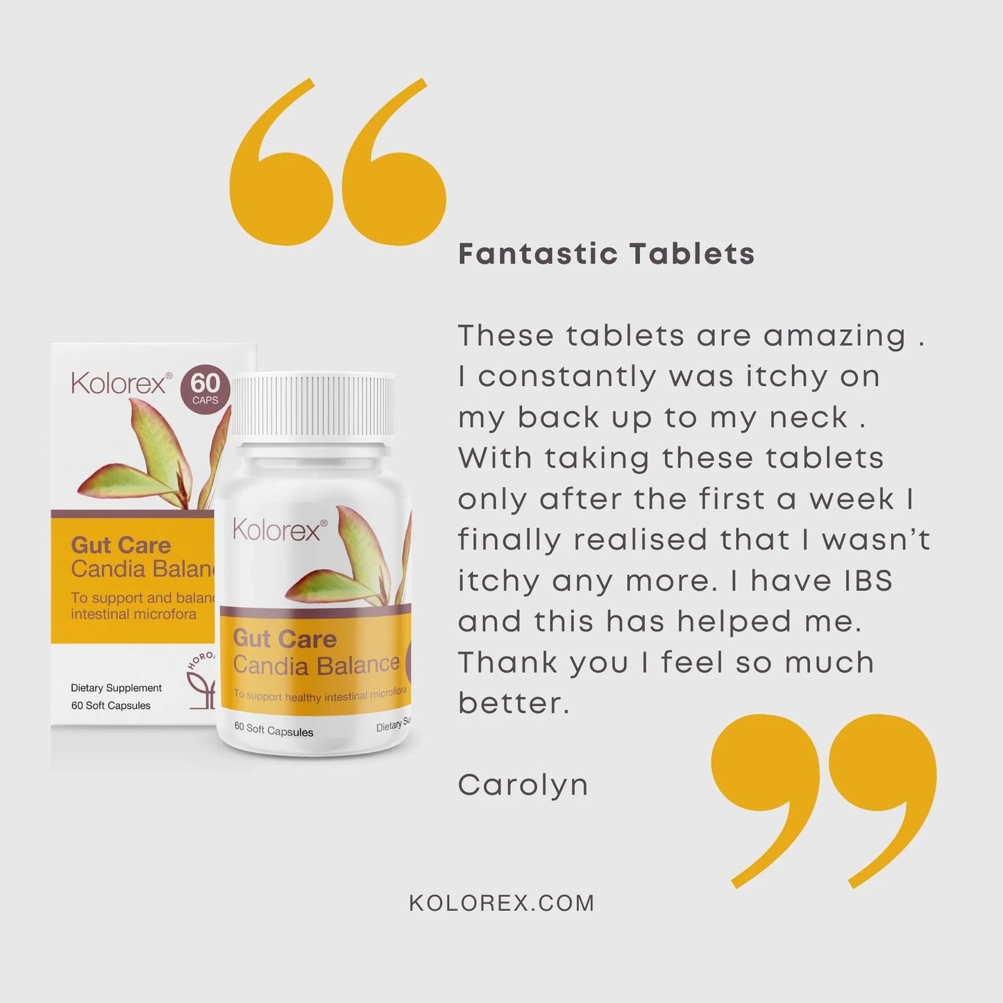 Kolorex Gut Care Candia Balance - 1st Stop Marshall's Health Shop, Gift Shop! - Heath and Natural Therapy New Brighton Christchurch - Naturopath