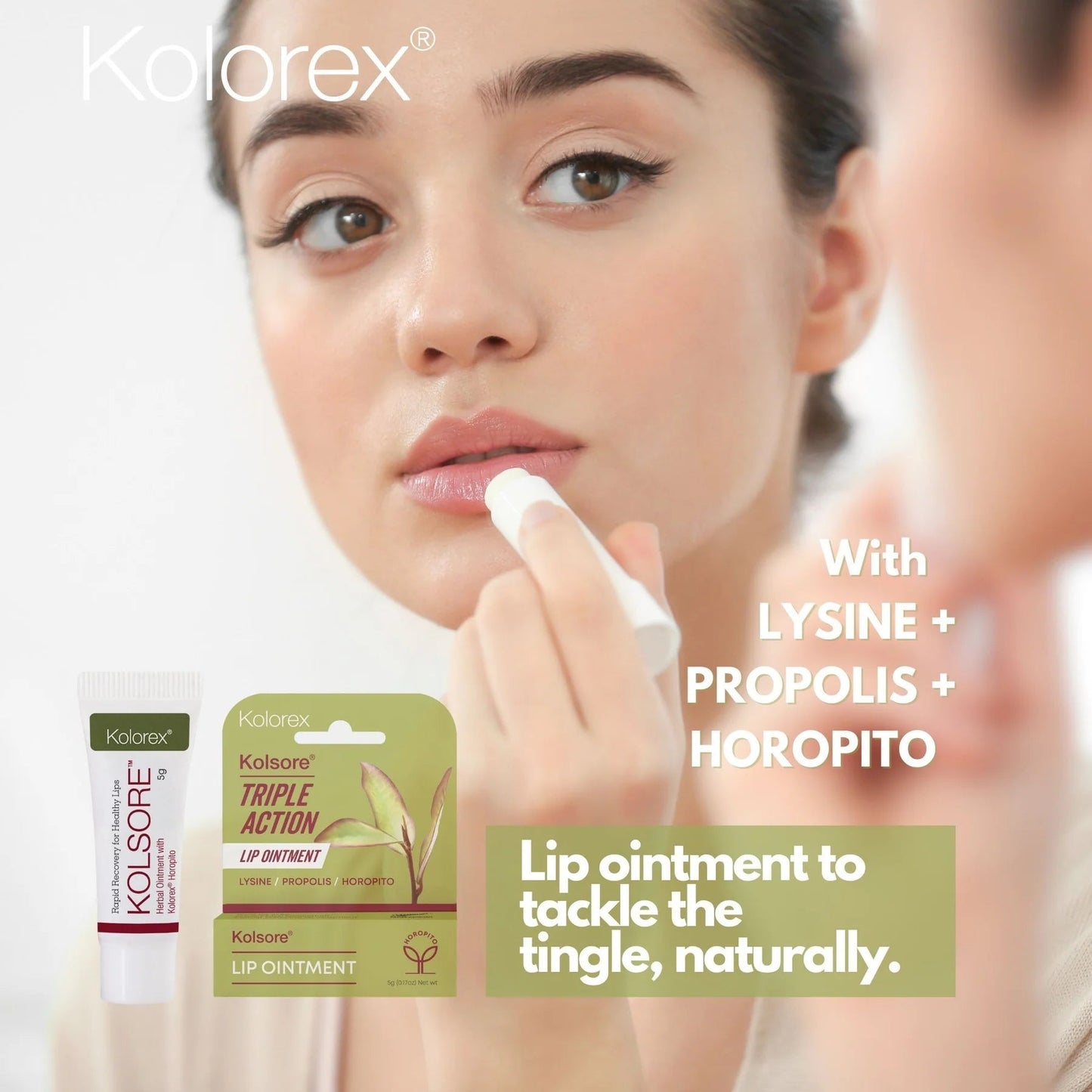 KOLOREX Kolsore Lip Ointment 5g - 1st Stop Marshall's Health Shop, Gift Shop! - Heath and Natural Therapy New Brighton Christchurch - Naturopath