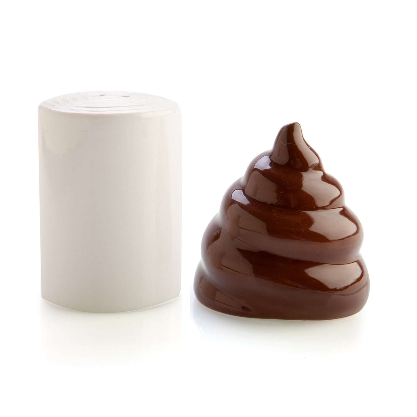 Koolface Poo and Toilet Paper Salt & Pepper Set - 1st Stop Marshall's Health Shop, Gift Shop! - Heath and Natural Therapy New Brighton Christchurch - Naturopath