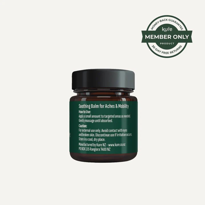 Kure Muscle & Joint Care Balm 60ml - 1st Stop Marshall's Health Shop, Gift Shop! - Heath and Natural Therapy New Brighton Christchurch - Naturopath