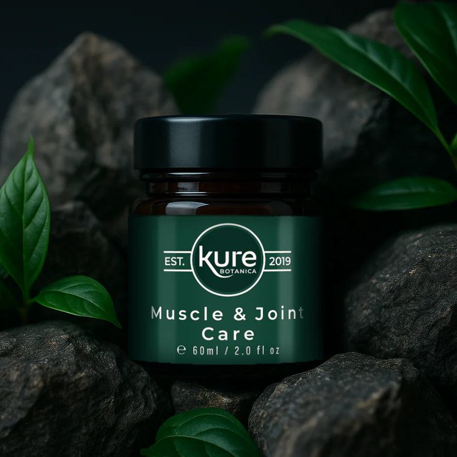 Kure Muscle &amp; Joint Care Balm 60ml

Soothe. Restore. Revive.

A must-have for&nbsp;natural relief and recovery, the&nbsp;Muscle &amp; Joint Care Balm&nbsp;is crafted with&nbsp;whole-plant hemp, powerful botanicals, and essential oils&nbsp;to&nbsp;soothe sore muscles, ease tension, and support daily movement. Whether you’re dealing with&nbsp;post-workout soreness, joint discomfort, or everyday aches, this fast-absorbing balm is&nbsp;your go-to for targeted comfort. 1st Stop, Marshall's Health Shop! 
