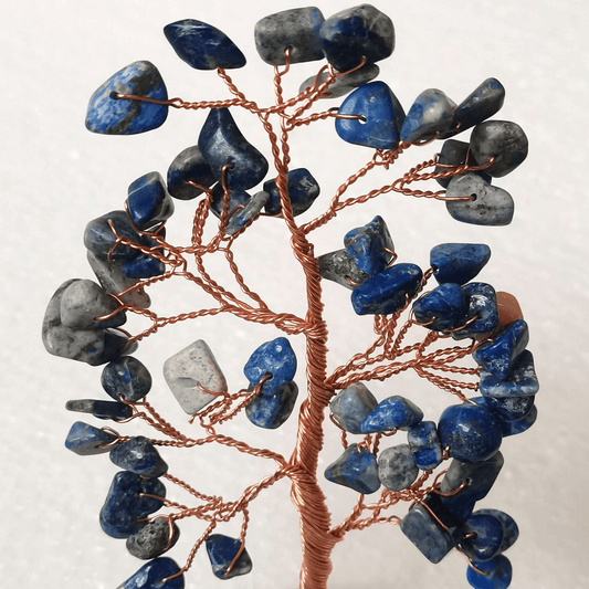 Lapis Lazuli Tree Agate Base - MarshallsHealthShop