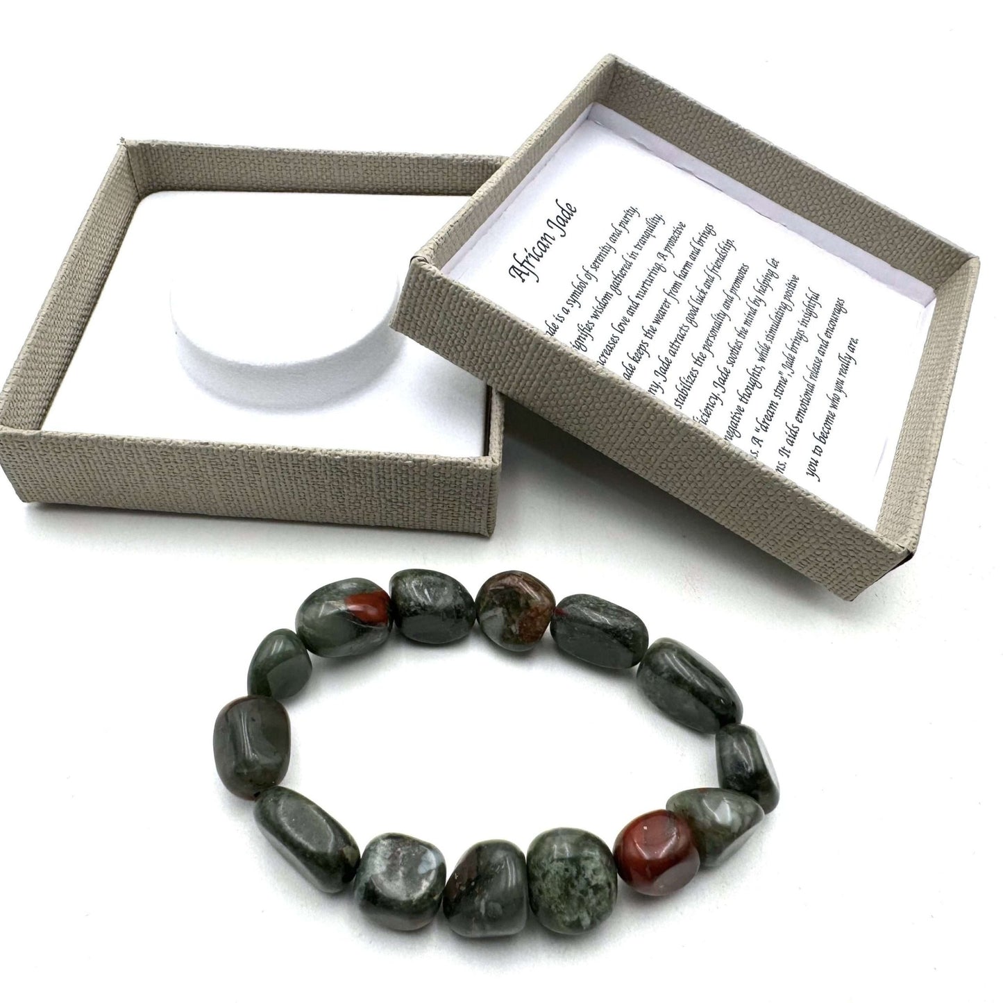 Large Beaded Bracelet African Jade

APPROX. 14X11MM

1st Stop, Marshall's Health Shop, Gift Shop!

SKU: LBR1