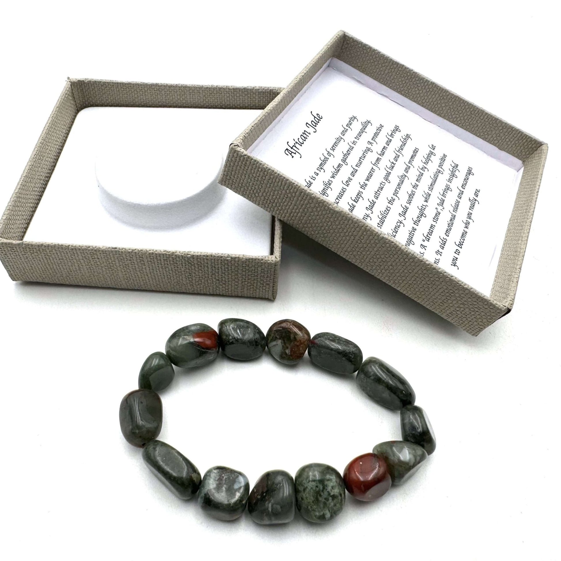 Large Beaded Bracelet African Jade

APPROX. 14X11MM

1st Stop, Marshall's Health Shop, Gift Shop!

SKU: LBR1