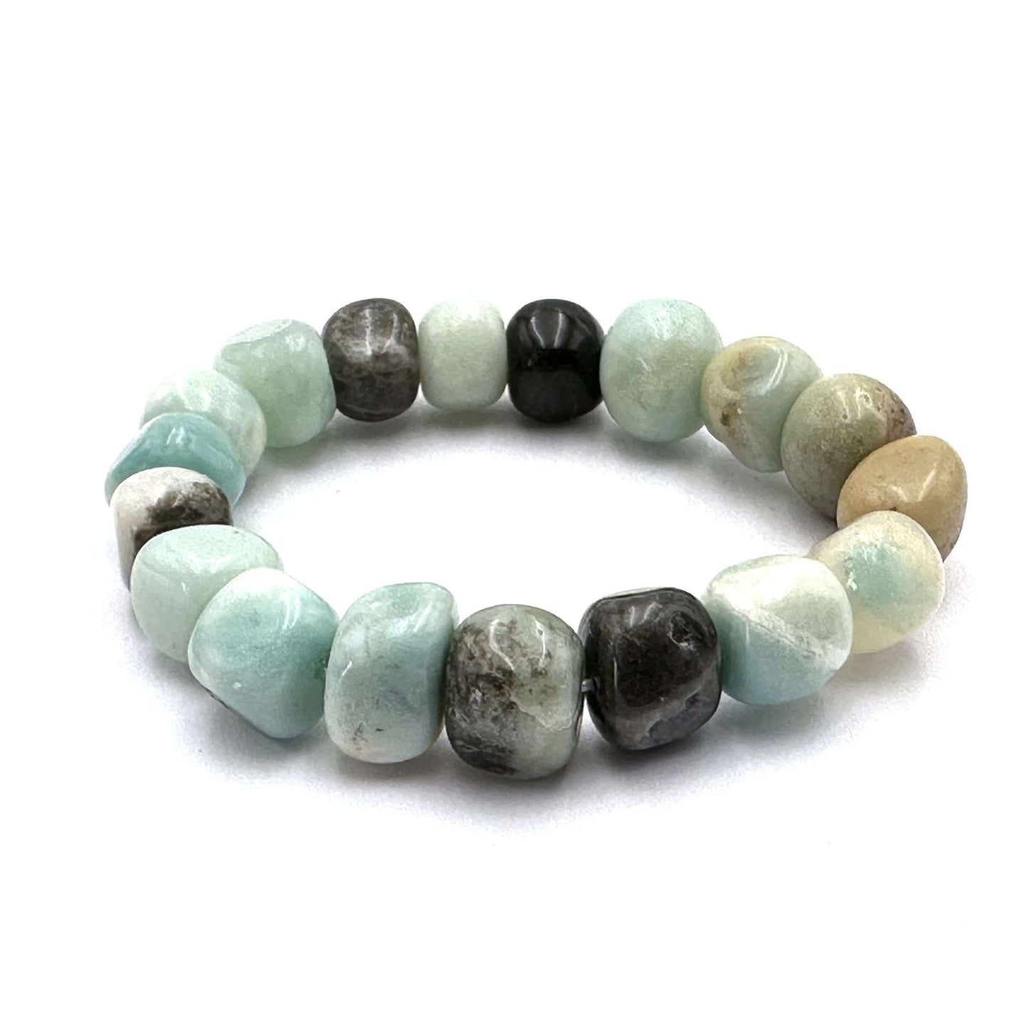 Large Beaded Bracelet Amazonite - MarshallsHealthShop
