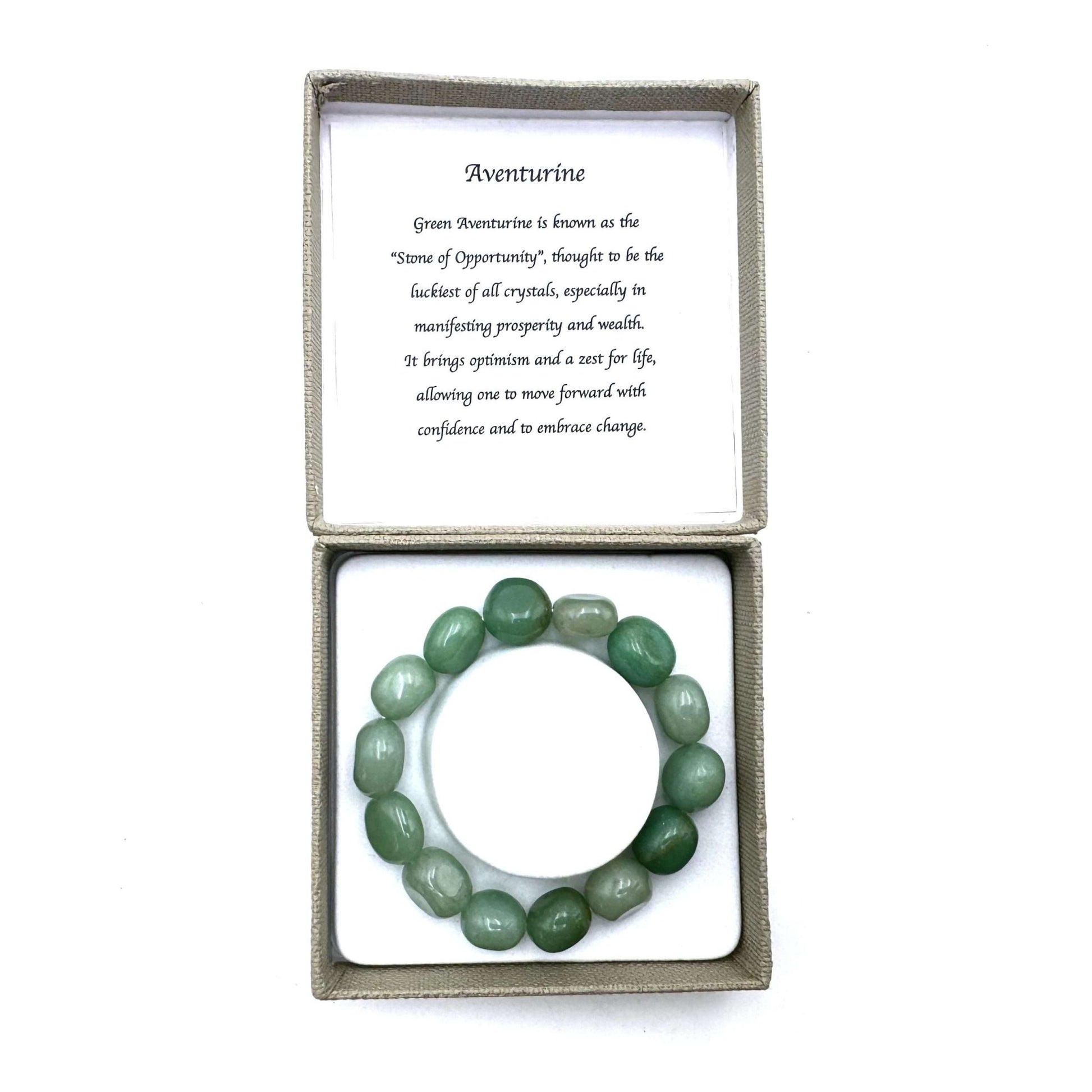 Large Beaded Bracelet Dark Aventurine - MarshallsHealthShop