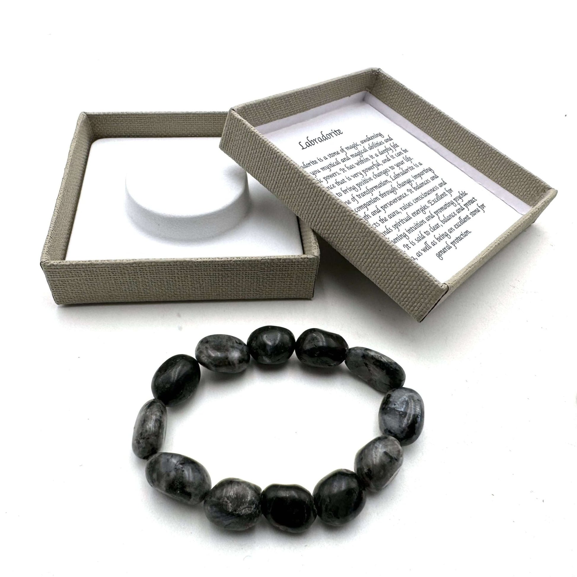 Large Beaded Bracelet Dark Labradorite

APPROX. 14X11MM

1st Stop, Marshall's Health Shop, Gift Shop!

SKU: LBR14