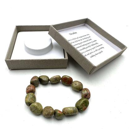 Large Beaded Bracelet Dark Unakite

APPROX. 14X11MM

1st Stop, Marshall's Health Shop, Gift Shop!

SKU: LBR16