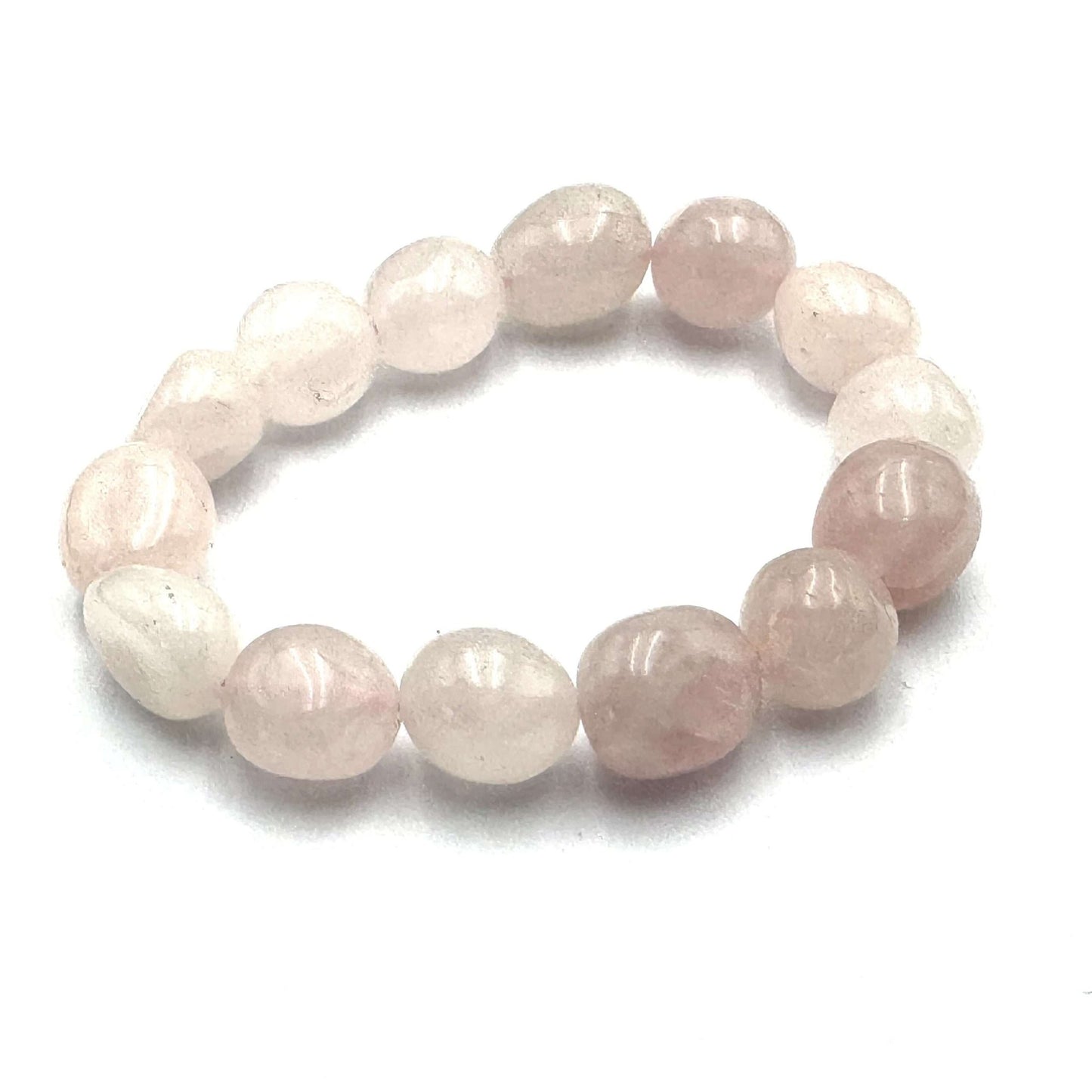 Large Beaded Bracelet Rose Quartz - MarshallsHealthShop