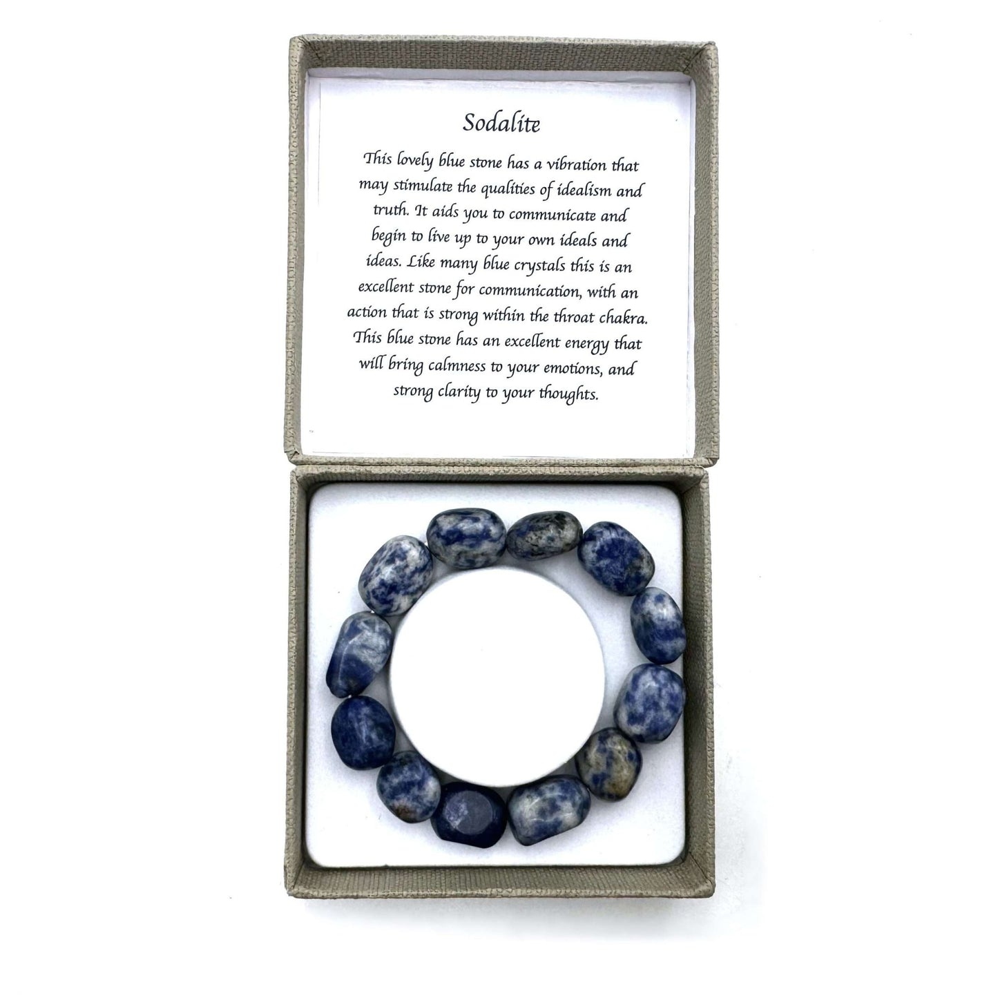 Large Beaded Bracelet Sodalite - MarshallsHealthShop