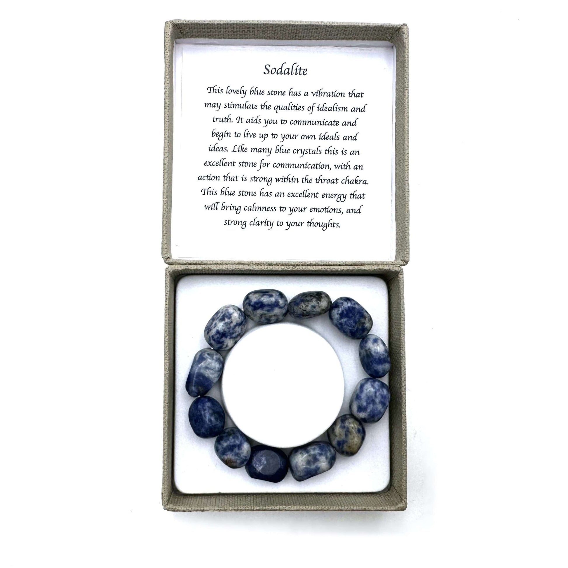 Large Beaded Bracelet Sodalite - MarshallsHealthShop