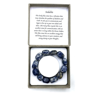 Large Beaded Bracelet Sodalite - MarshallsHealthShop