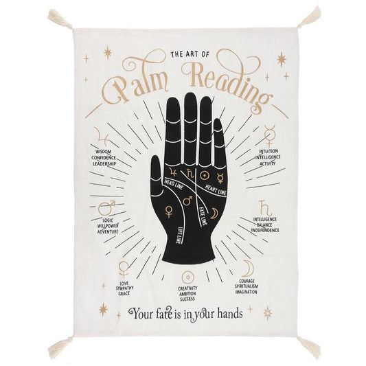 Large Palm Reading Wall Tapestry Cloth - 1st Stop Marshall's Health Shop, Gift Shop! - Heath and Natural Therapy New Brighton Christchurch - Naturopath