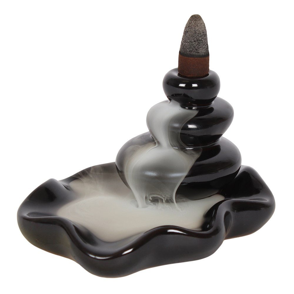 Large Pebbles Backflow Incense Burner - MarshallsHealthShop