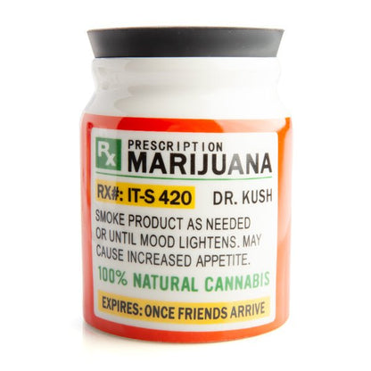 Large Prescription Marijuana Stash It! Storage Jar - MarshallsHealthShop
